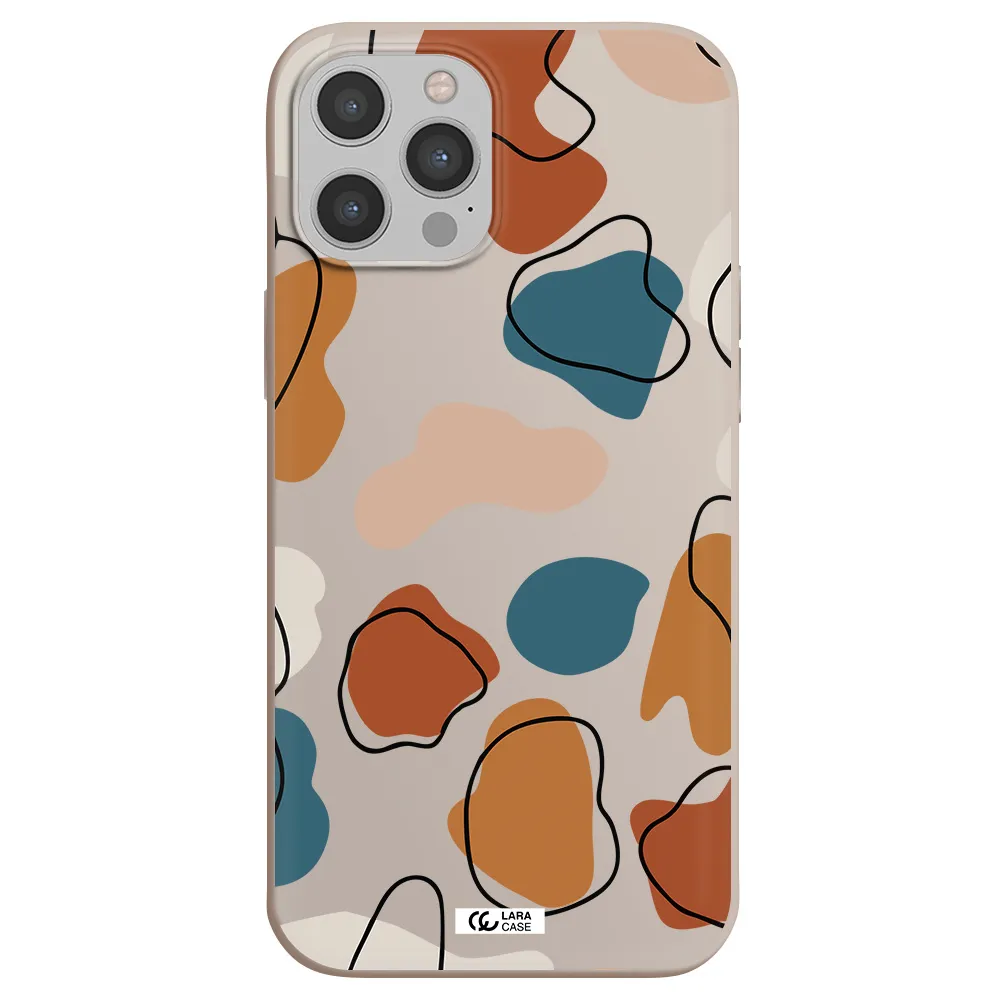 Boho Art Apple iPhone 12 pro Silicone Stone Case