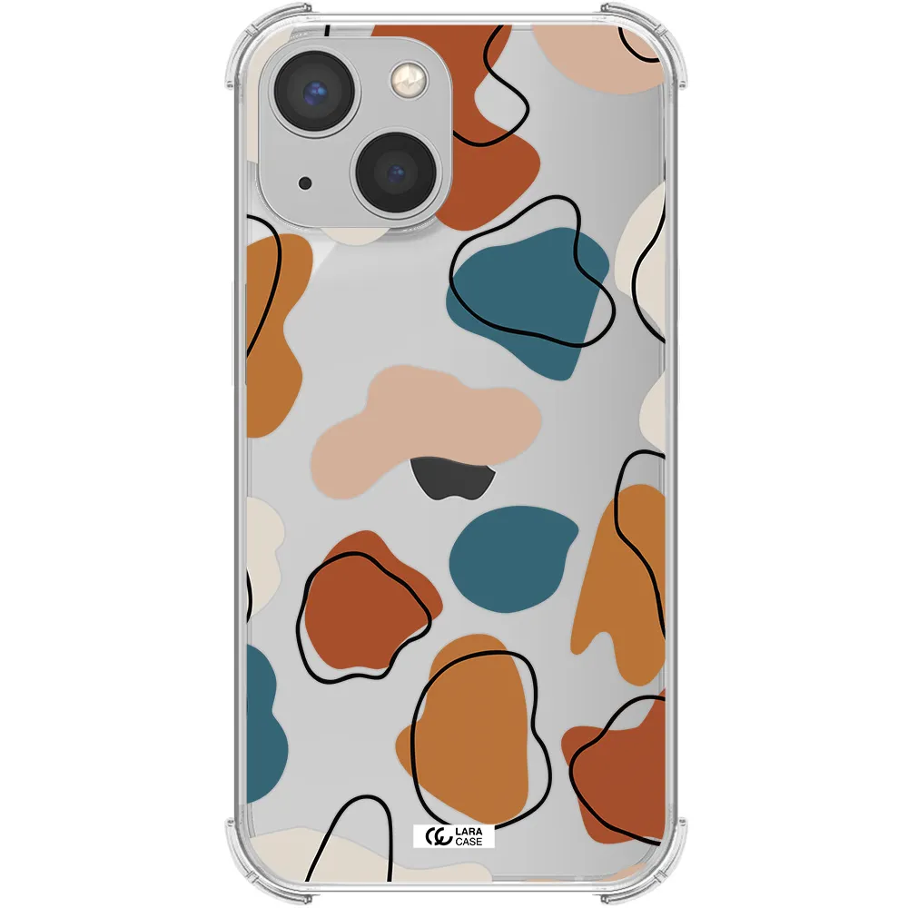 Boho Art Apple iPhone 13 Clear PC Case