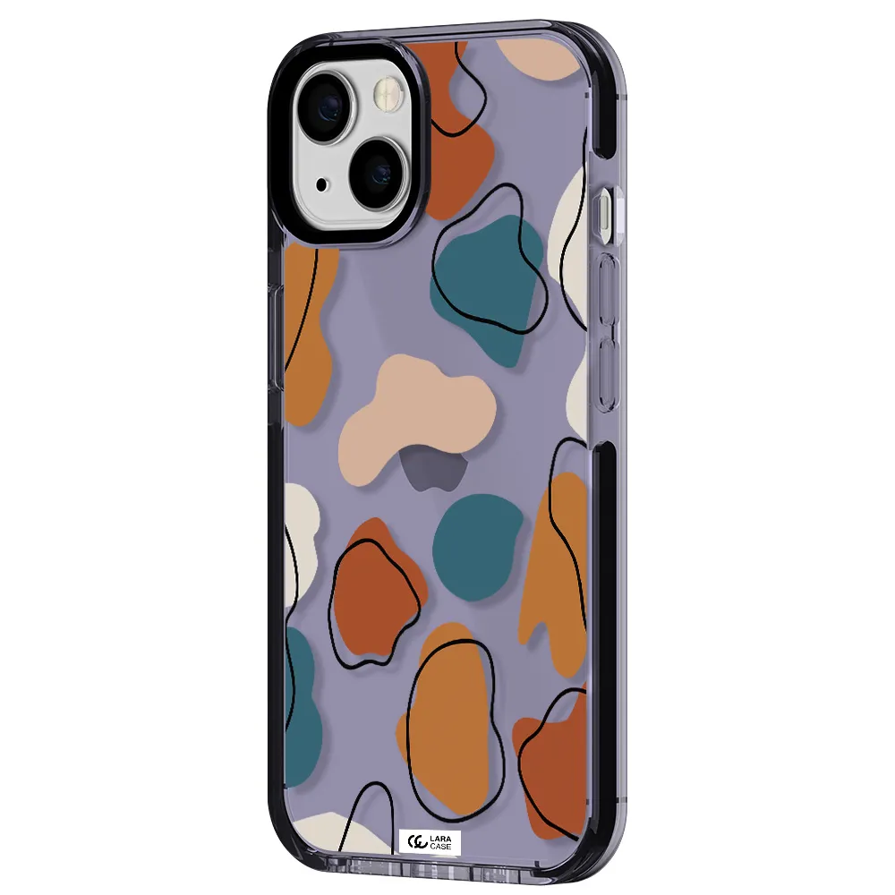 Boho Art Apple iPhone 13 impact Lilac Case