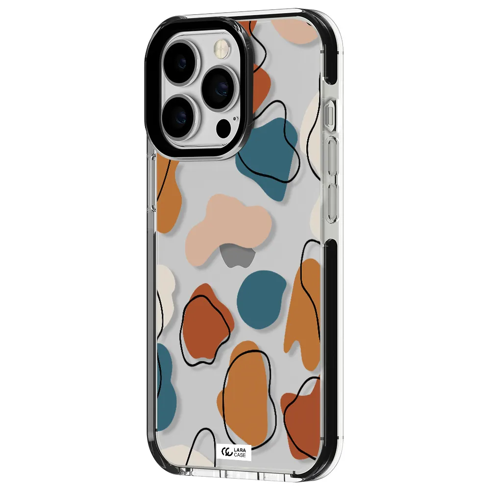 Boho Art Apple iPhone 13 Pro impact black border Case