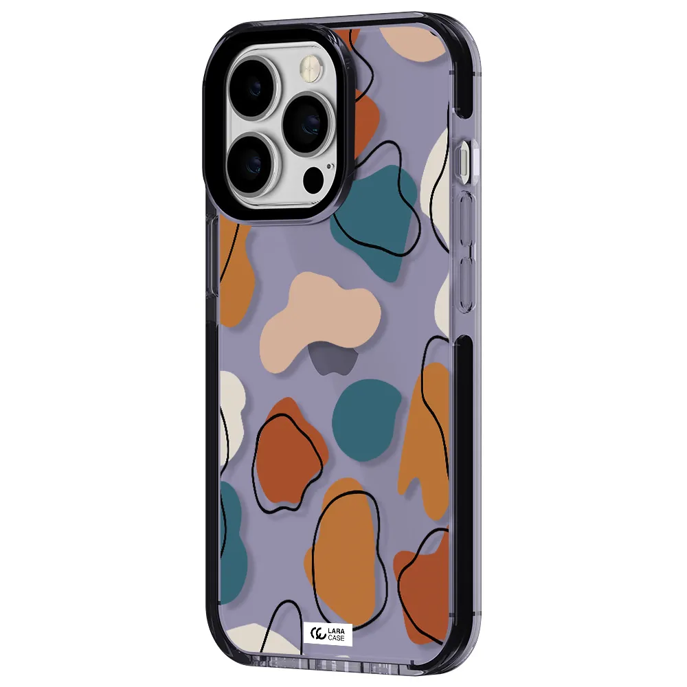 Boho Art Apple iPhone 13 Pro impact Lilac Case