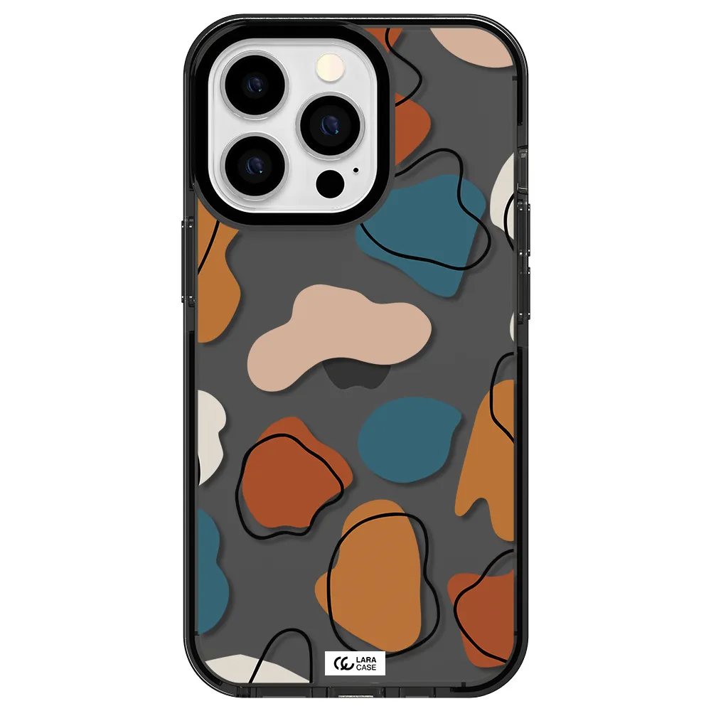 Boho Art Apple iPhone 13 Pro impact Smoke Black Case