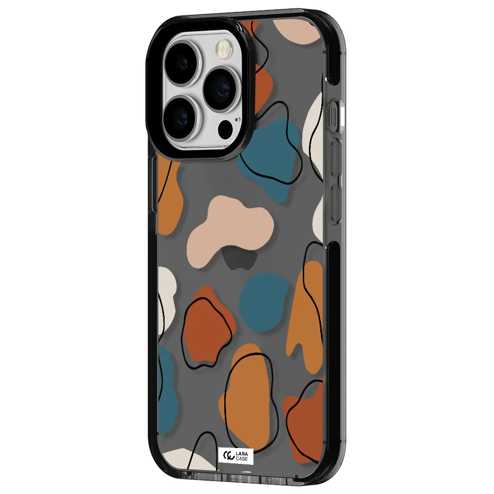 Boho Art Apple iPhone 13 Pro impact Smoke Black Case