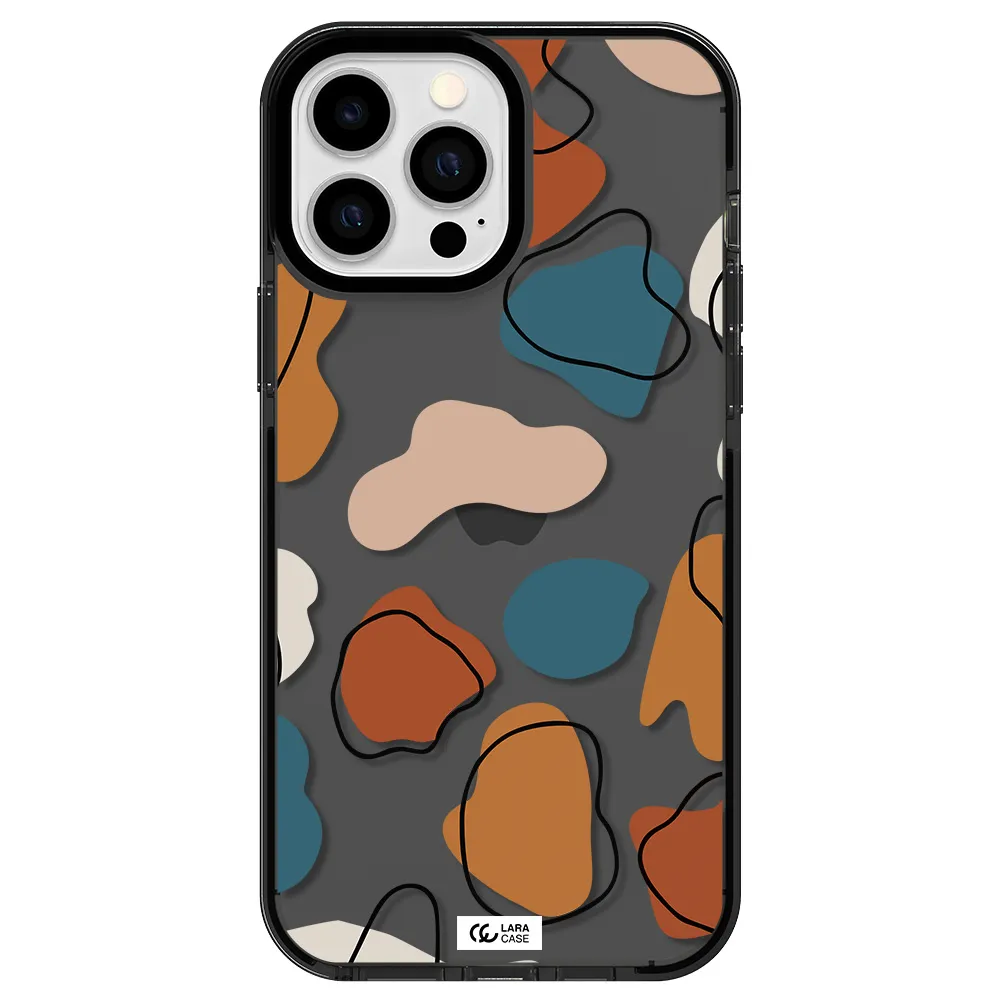 Boho Art Apple iPhone 13 Pro Max impact Smoke Black Case