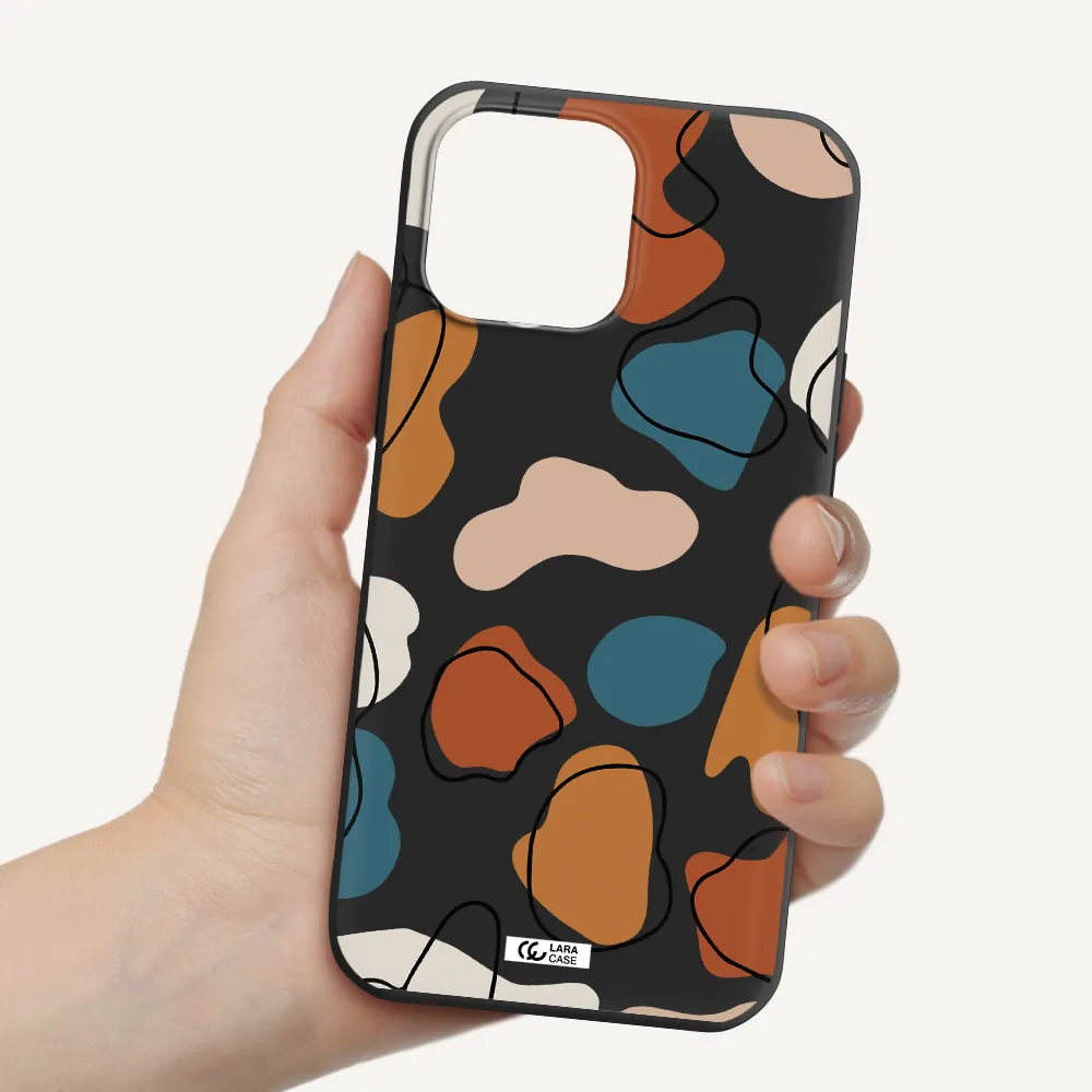 Boho Art Apple iPhone 13 Pro Max Silicone black Case