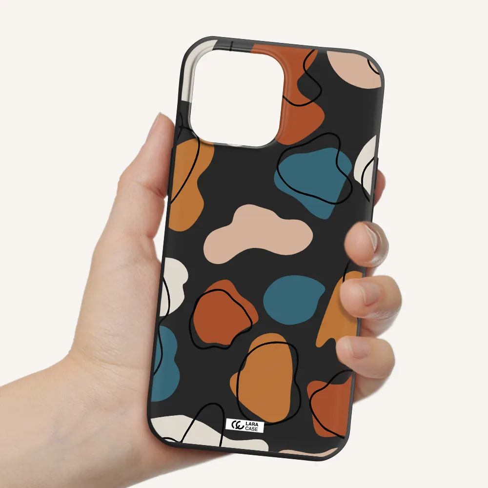 Boho Art Apple iPhone 13 Pro Silicone black Case