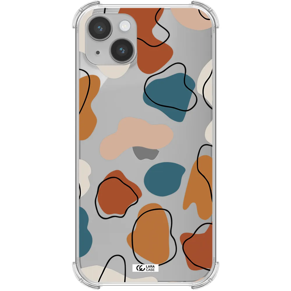 Boho Art Apple iPhone 14 Clear PC Case