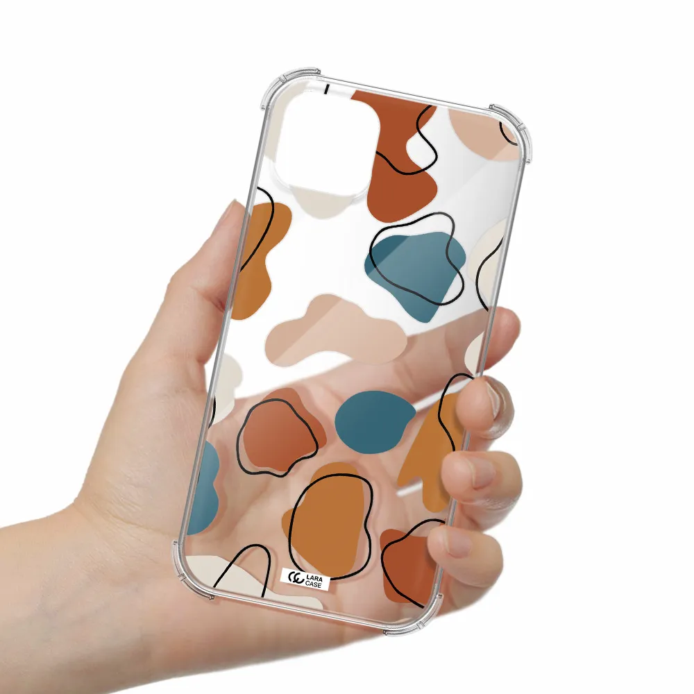 Boho Art Apple iPhone 14 Clear PC Case