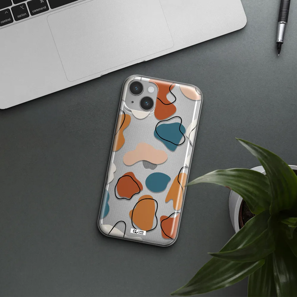 Boho Art Apple iPhone 14 plus Clear TPU Case