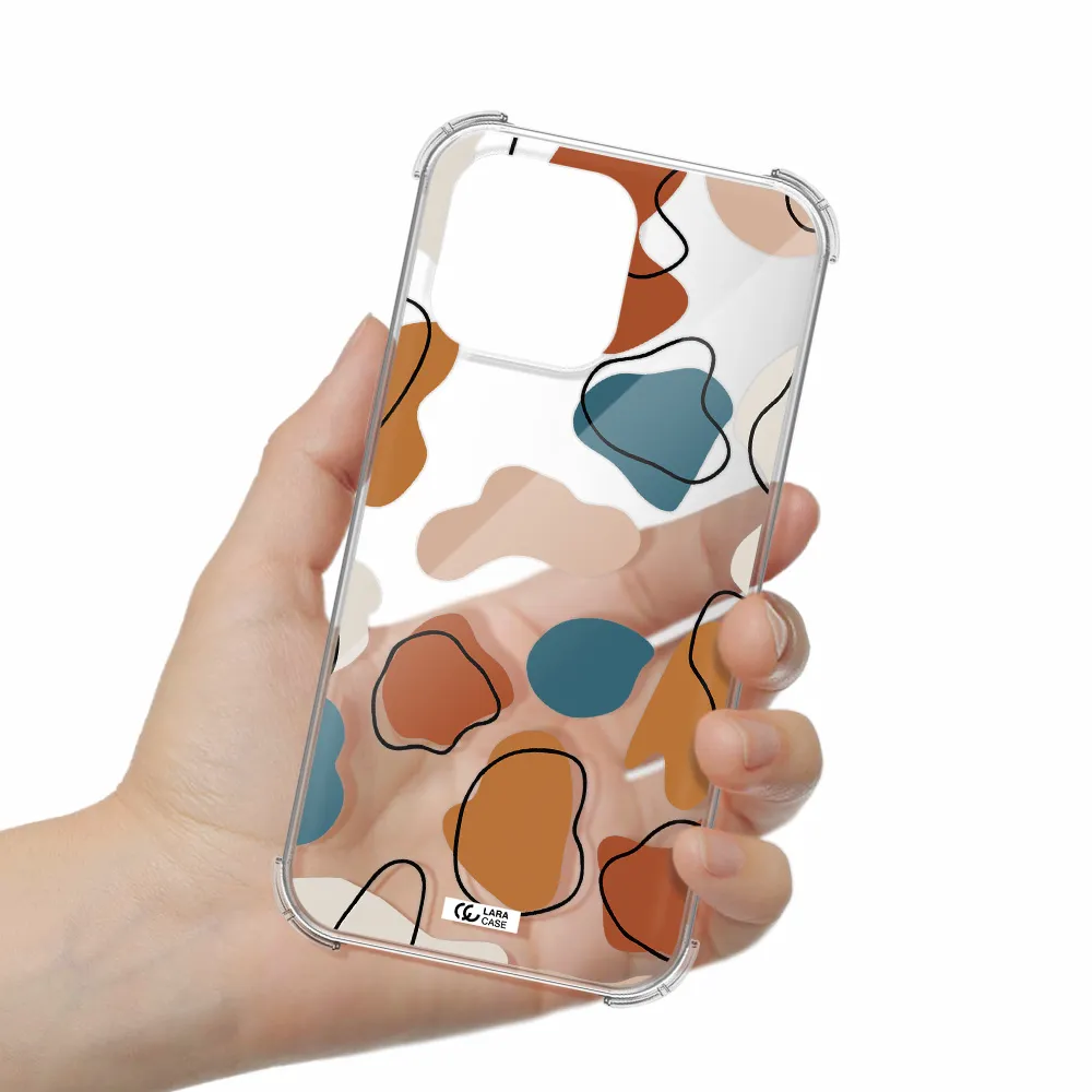 Boho Art Apple iPhone 14 pro Clear PC Case