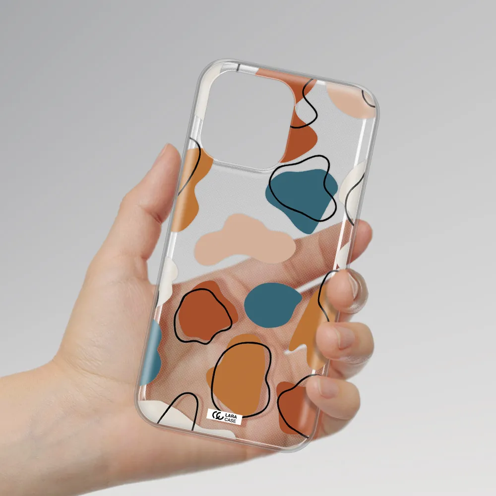 Boho Art Apple iPhone 14 pro Clear TPU Case