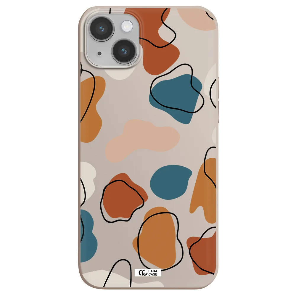 Boho Art Apple iPhone 14 Silicone Stone Case