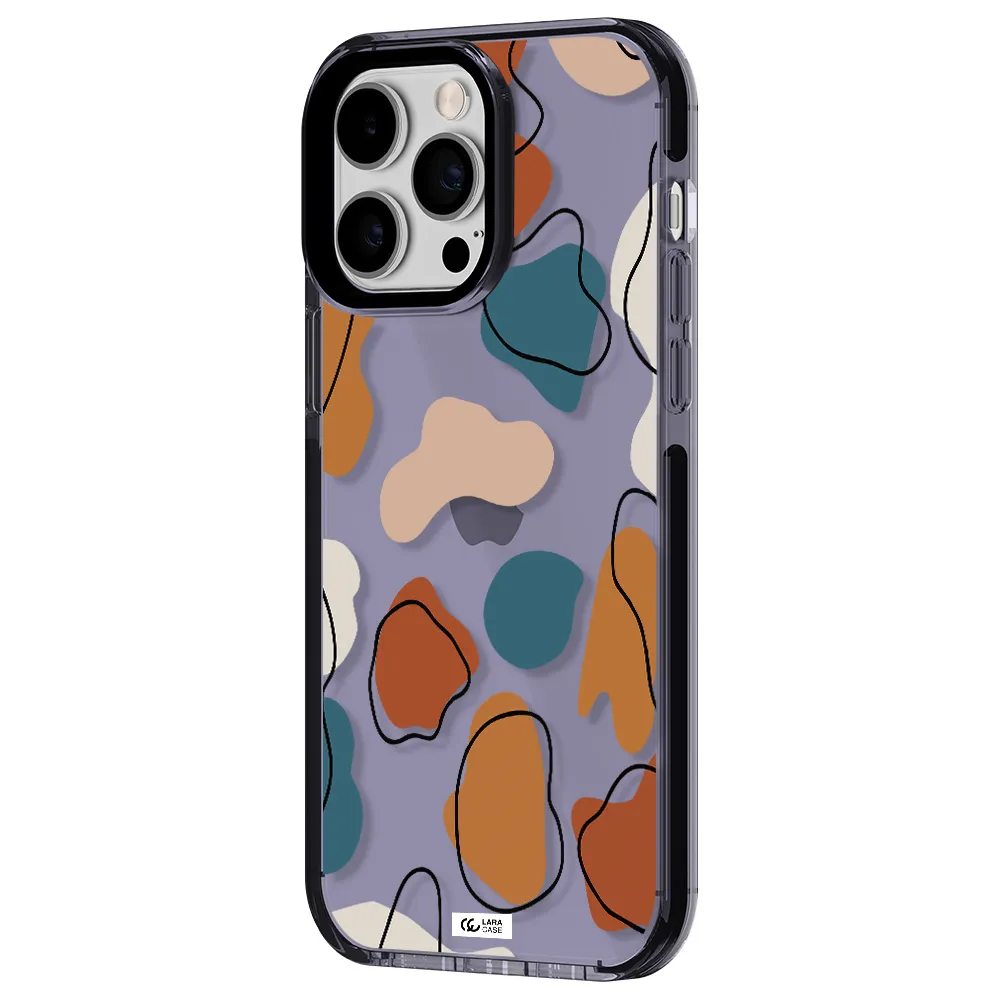 Boho Art Apple iPhone 15 Pro Max impact Lilac Case