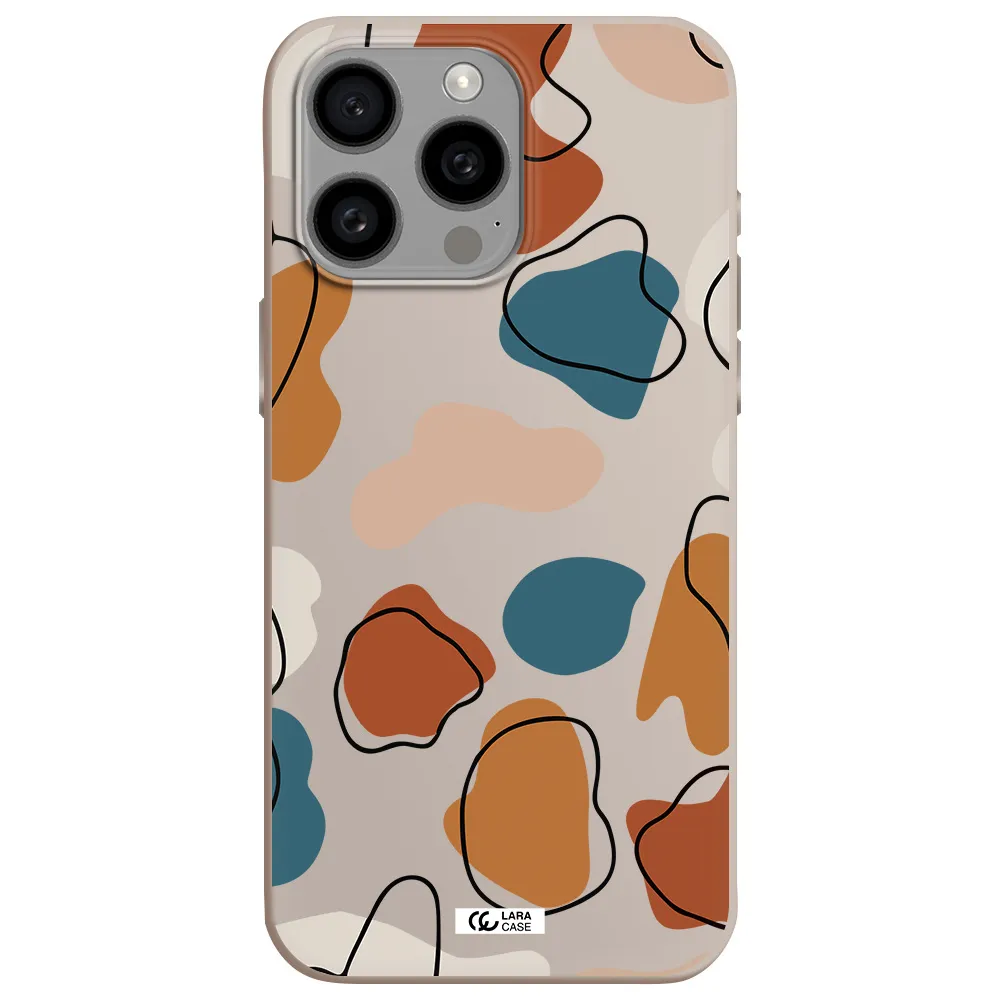 Boho Art Apple Iphone 15 Pro max Silicone Stone Case