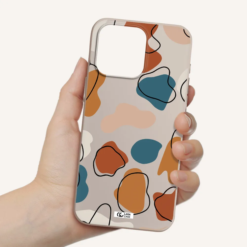 Boho Art Apple Iphone 15 Pro max Silicone Stone Case