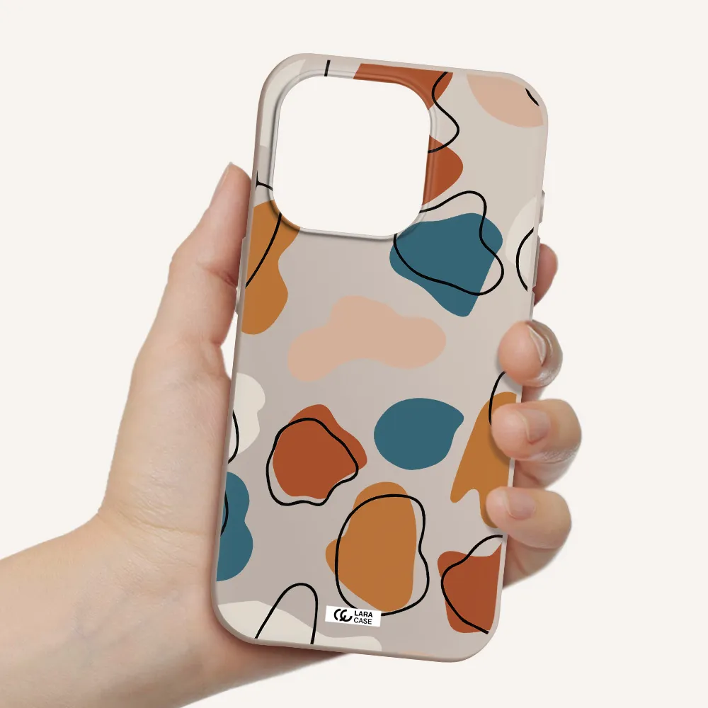 Boho Art Apple Iphone 15 Pro Silicone Stone Case