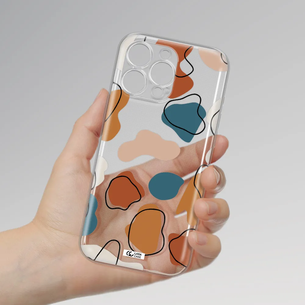 Boho Art Apple Iphone 16 Pro Max Clear Tpu Case