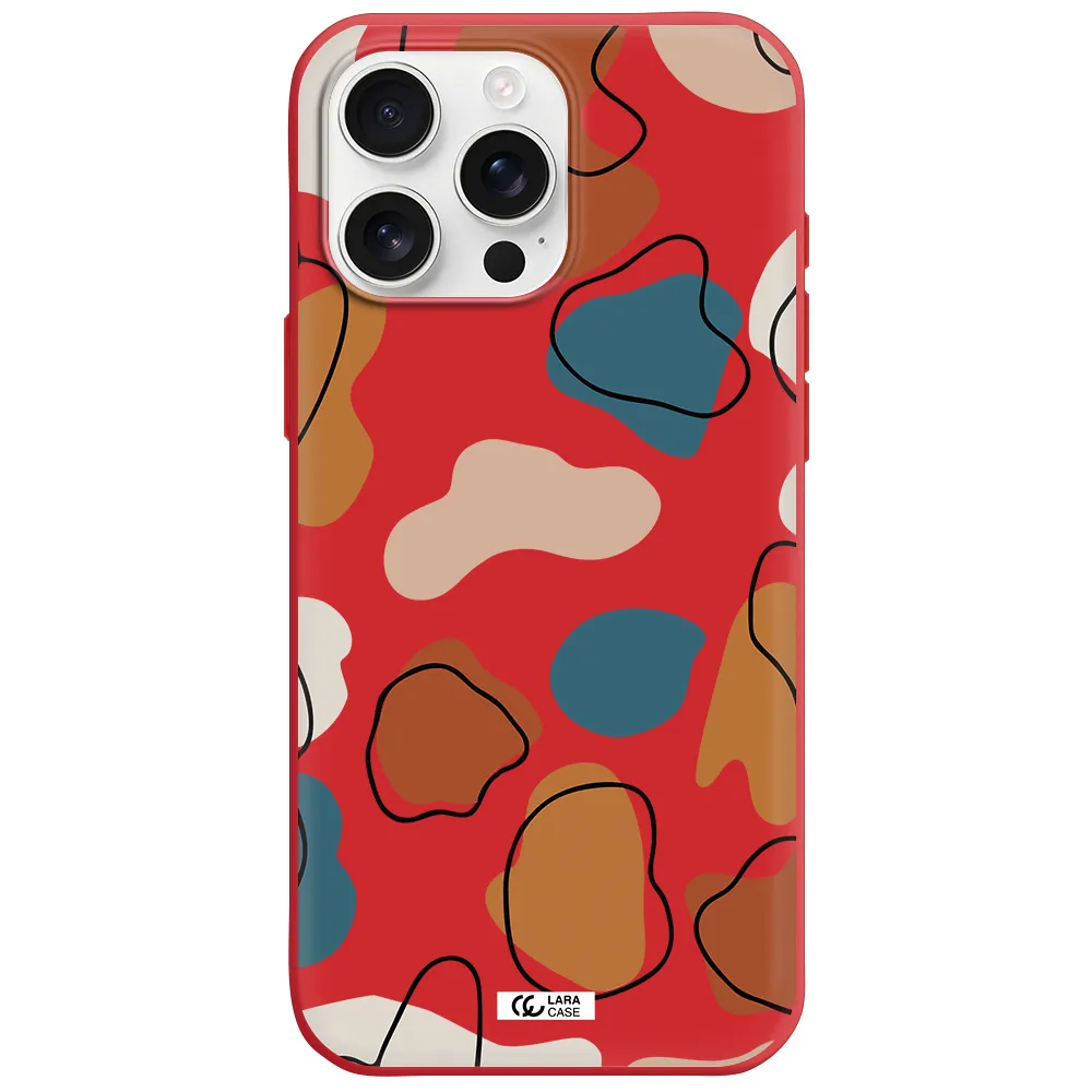 Boho Art Apple Iphone 16 Pro Max Silicone Stone Case