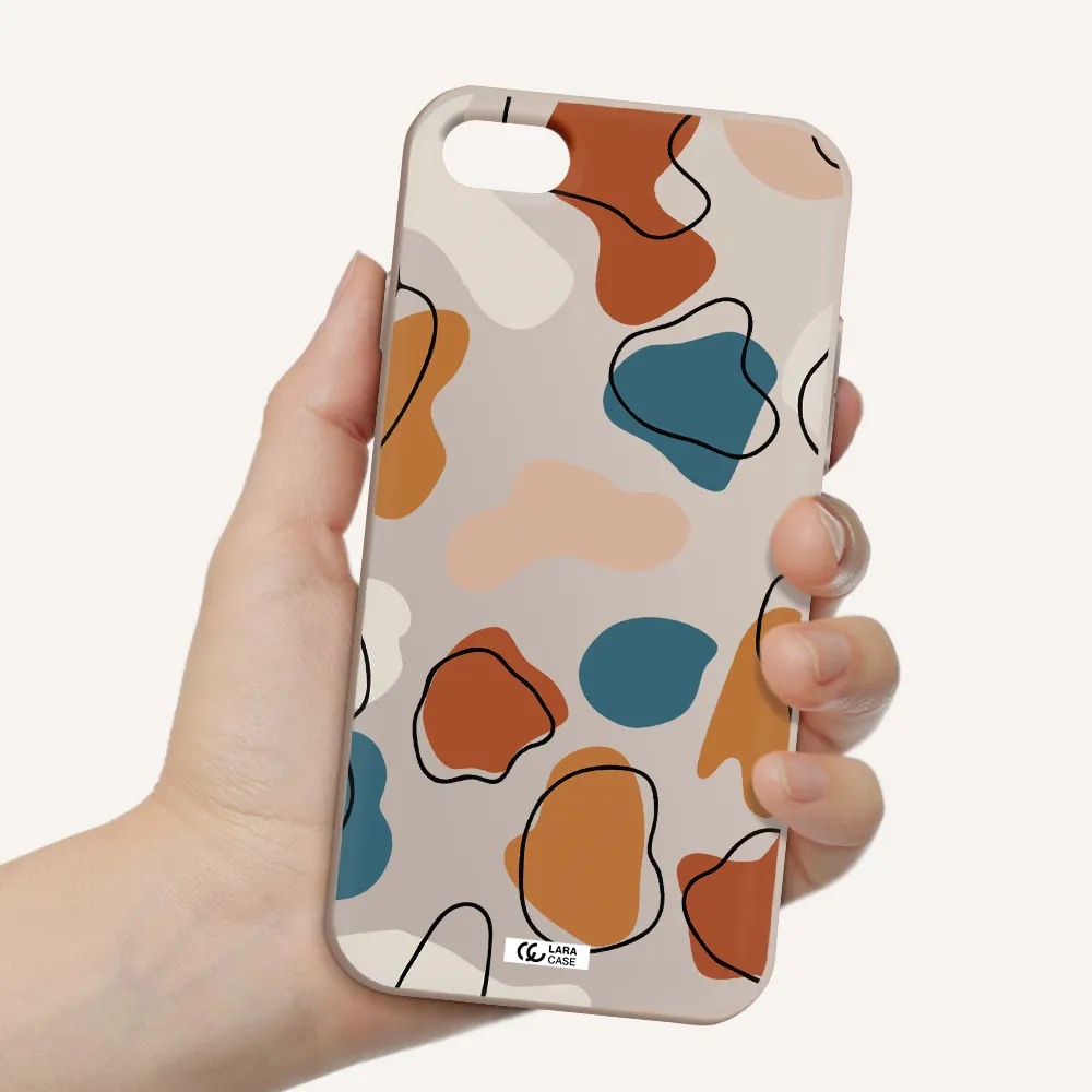 Boho Art Apple iPhone 7 Silicone Stone Case