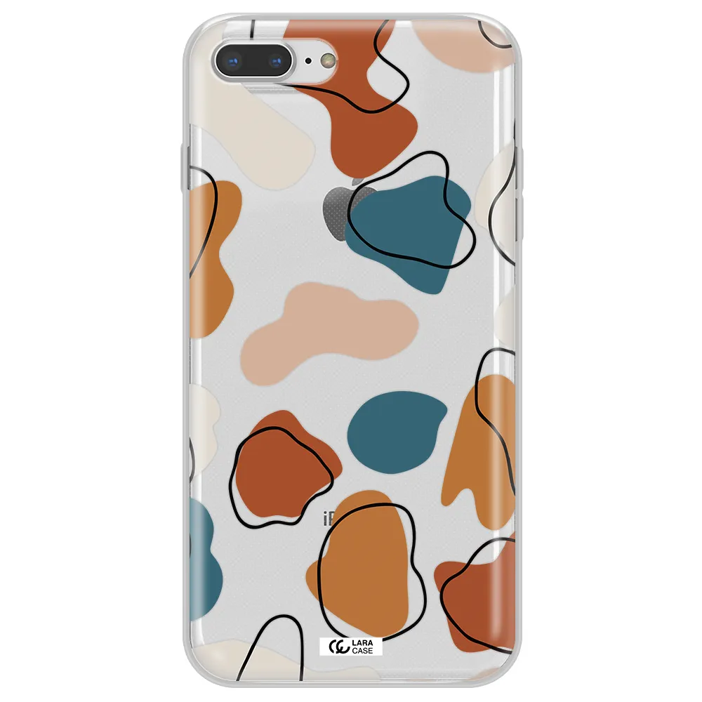 Boho Art Apple iPhone 8 plus Clear TPU Case