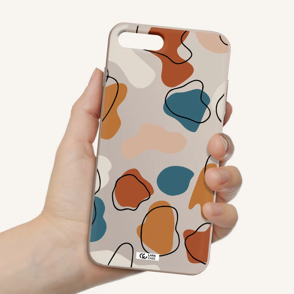 Boho Art Apple iPhone 8 plus Silicone Stone Case