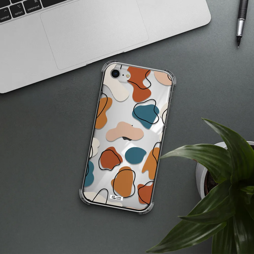 Boho Art Apple iPhone se 2020 Clear PC Case