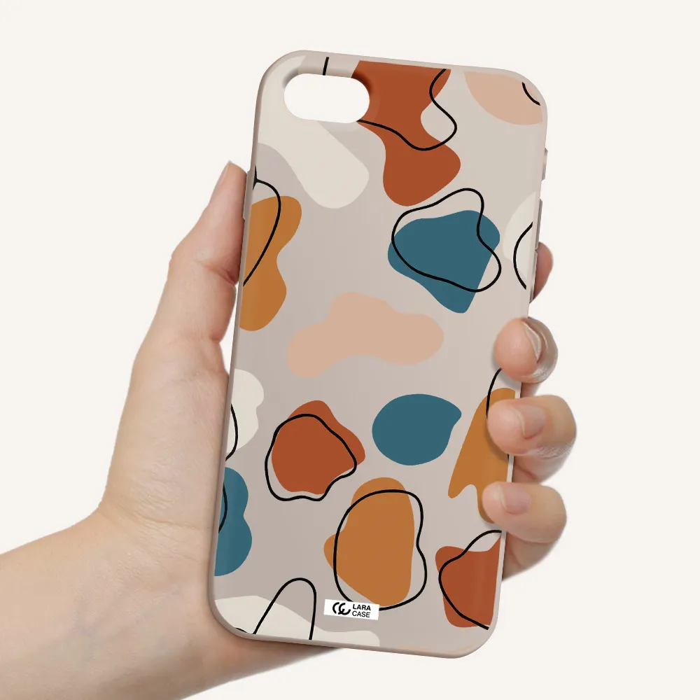 Boho Art Apple iPhone se 2020 Silicone Stone Case