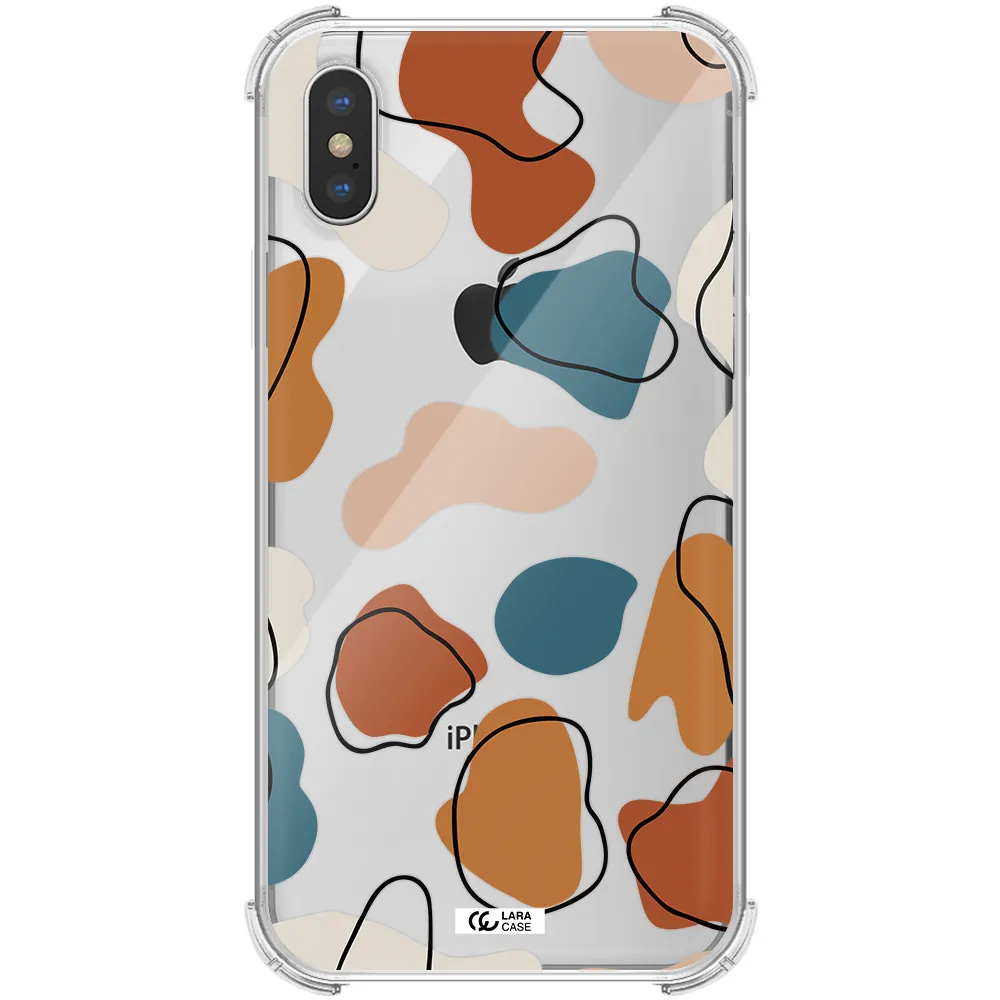 Boho Art Apple iPhone XS Clear PC Case
