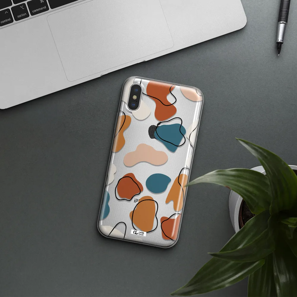 Boho Art Apple iPhone XS Clear TPU Case