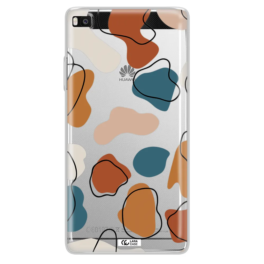 Boho Art Huawei P8 Clear TPU Case