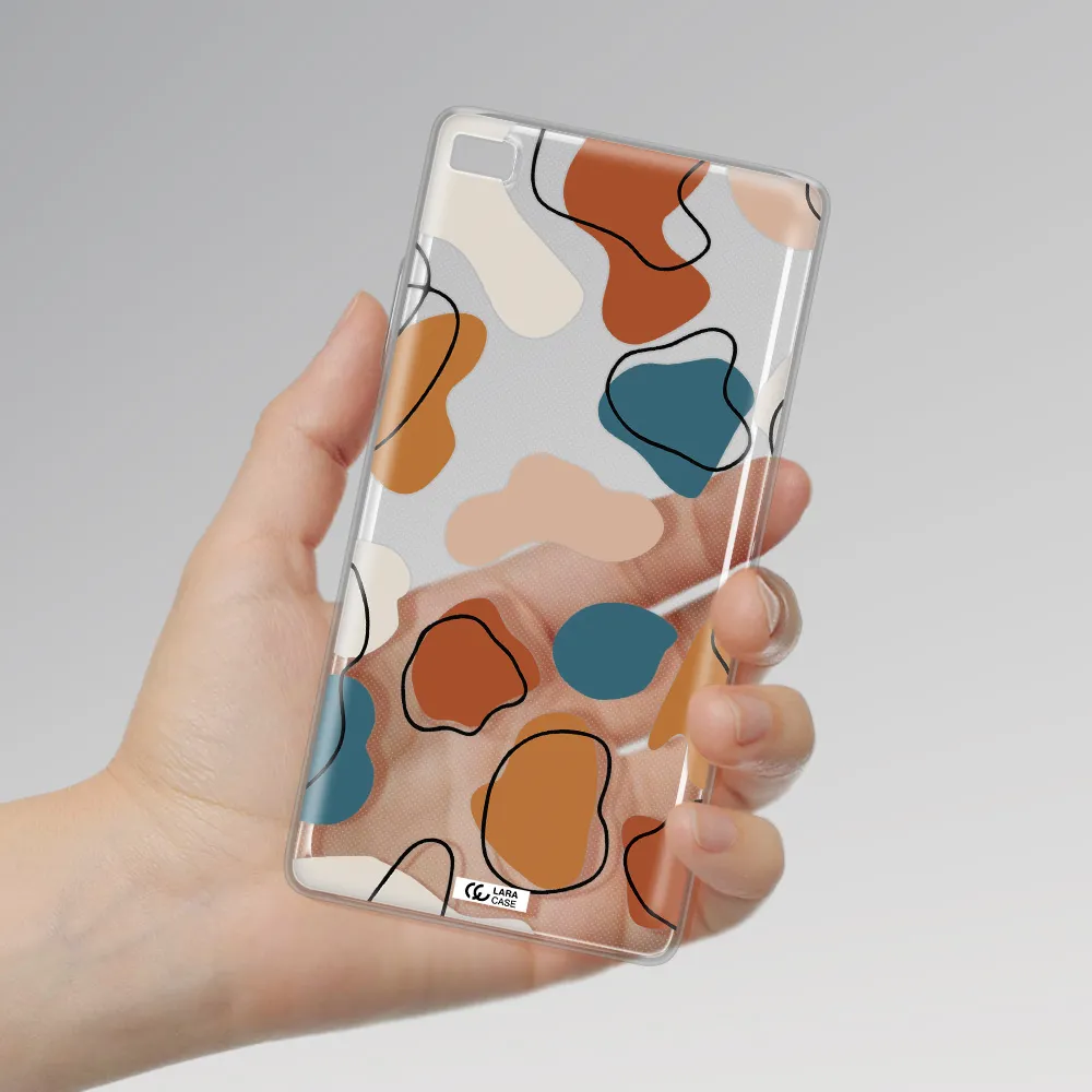 Boho Art Huawei P8 Clear TPU Case