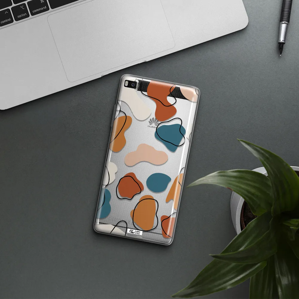 Boho Art Huawei P8 Clear TPU Case