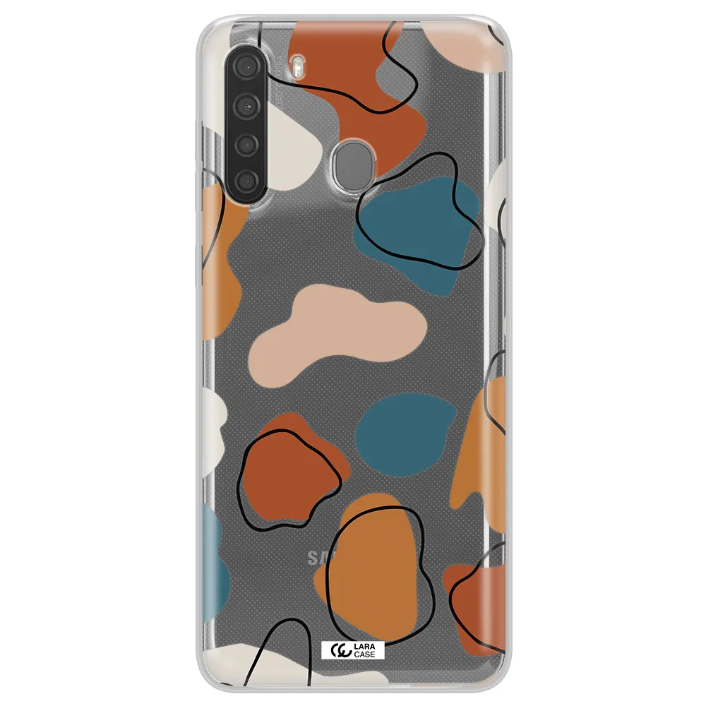 Boho Art Samsung A21 Clear TPU Case