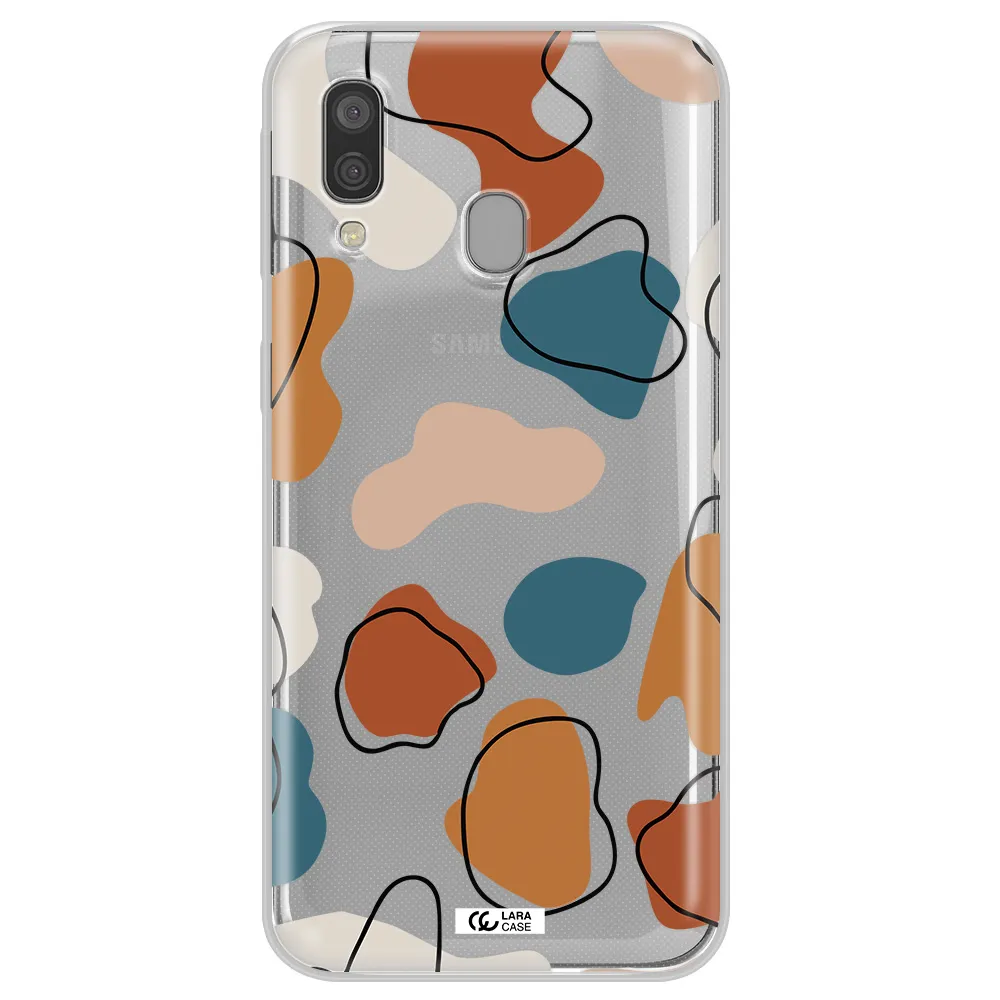 Boho Art Samsung A40 Clear TPU Case