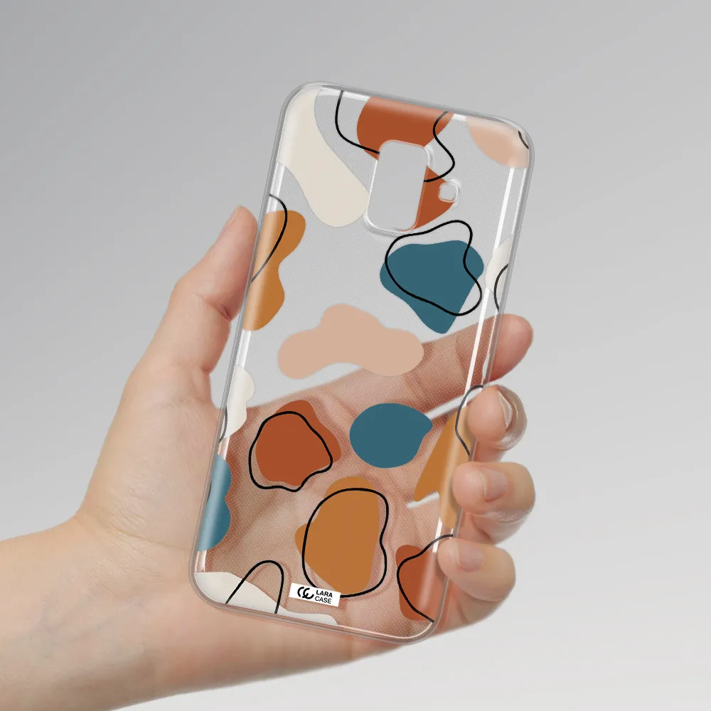 Boho Art Samsung A6 Clear TPU Case