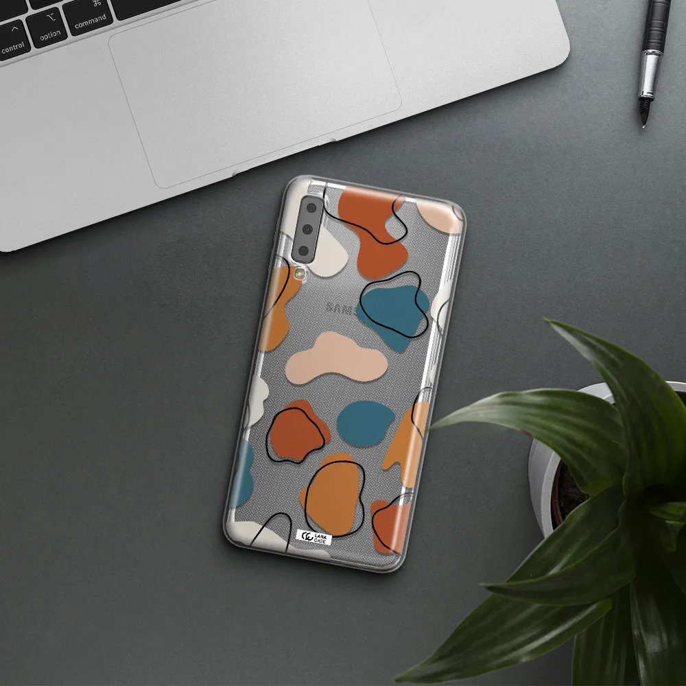 Boho Art Samsung A7 2018 Clear TPU Case