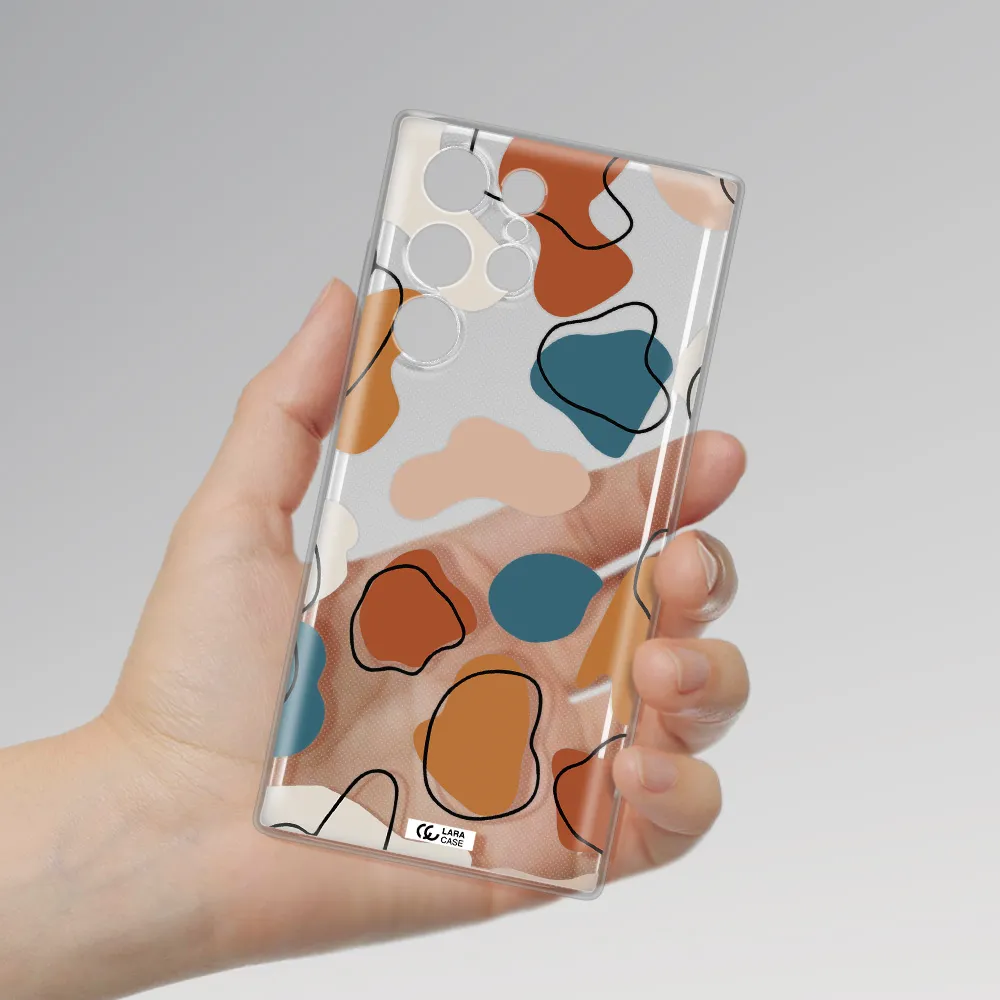 Boho Art Samsung S 22 Ultra Clear TPU Case