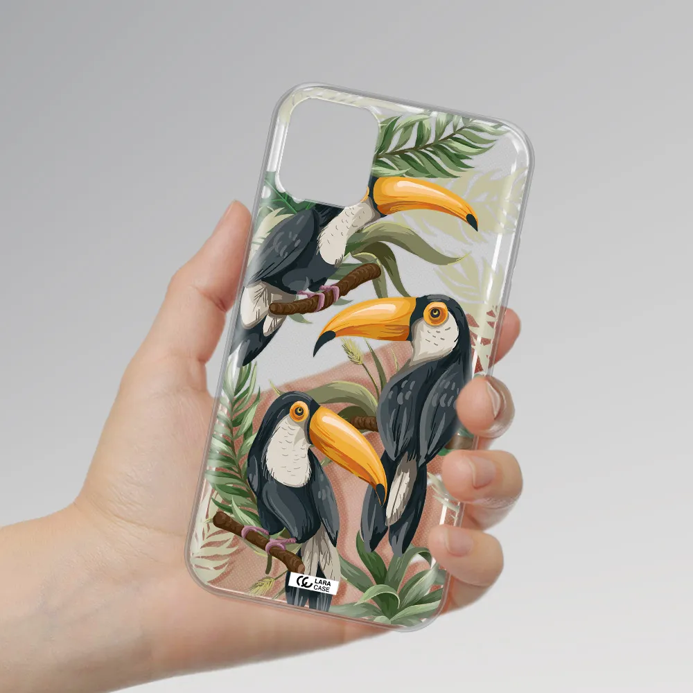 Tropical Bird Apple iPhone 11 Clear TPU Case