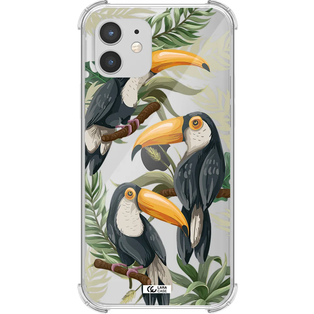 Tropical Bird Apple iPhone 12 mini Clear PC Case