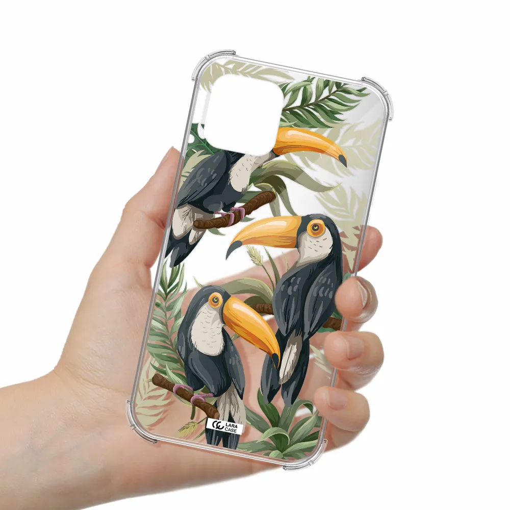 Tropical Bird Apple iPhone 12 mini Clear PC Case