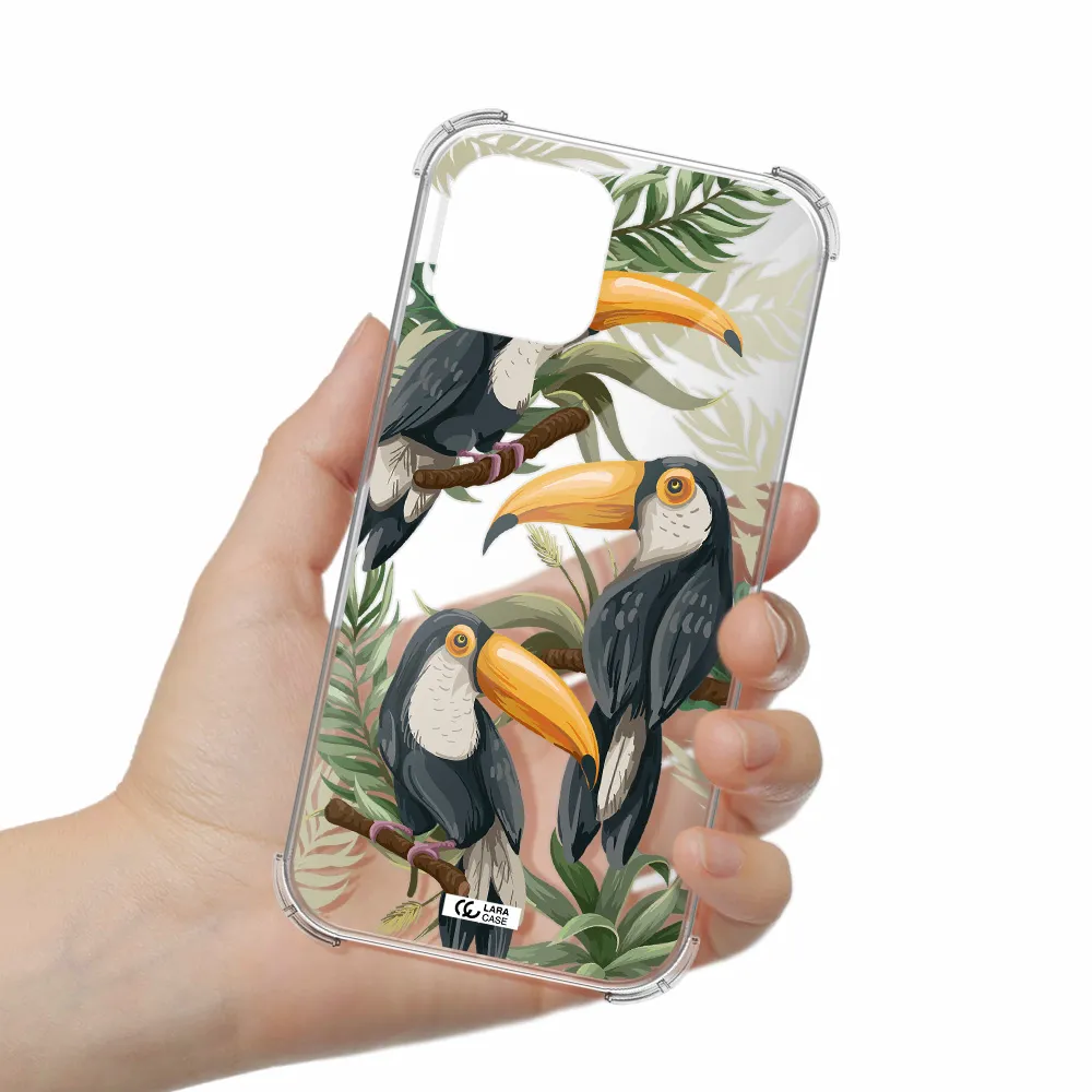 Tropical Bird Apple iPhone 12 pro Clear PC Case