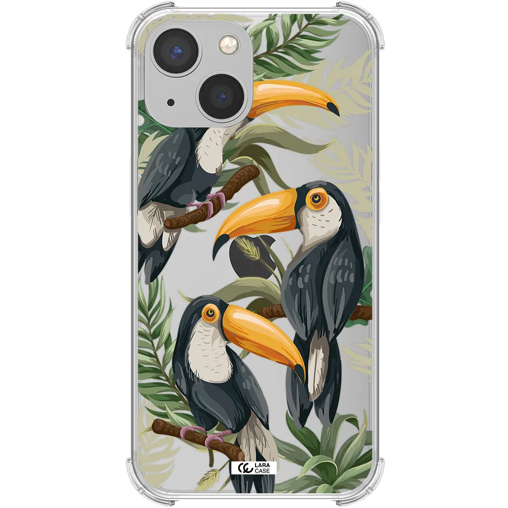 Tropical Bird Apple iPhone 13 Clear PC Case