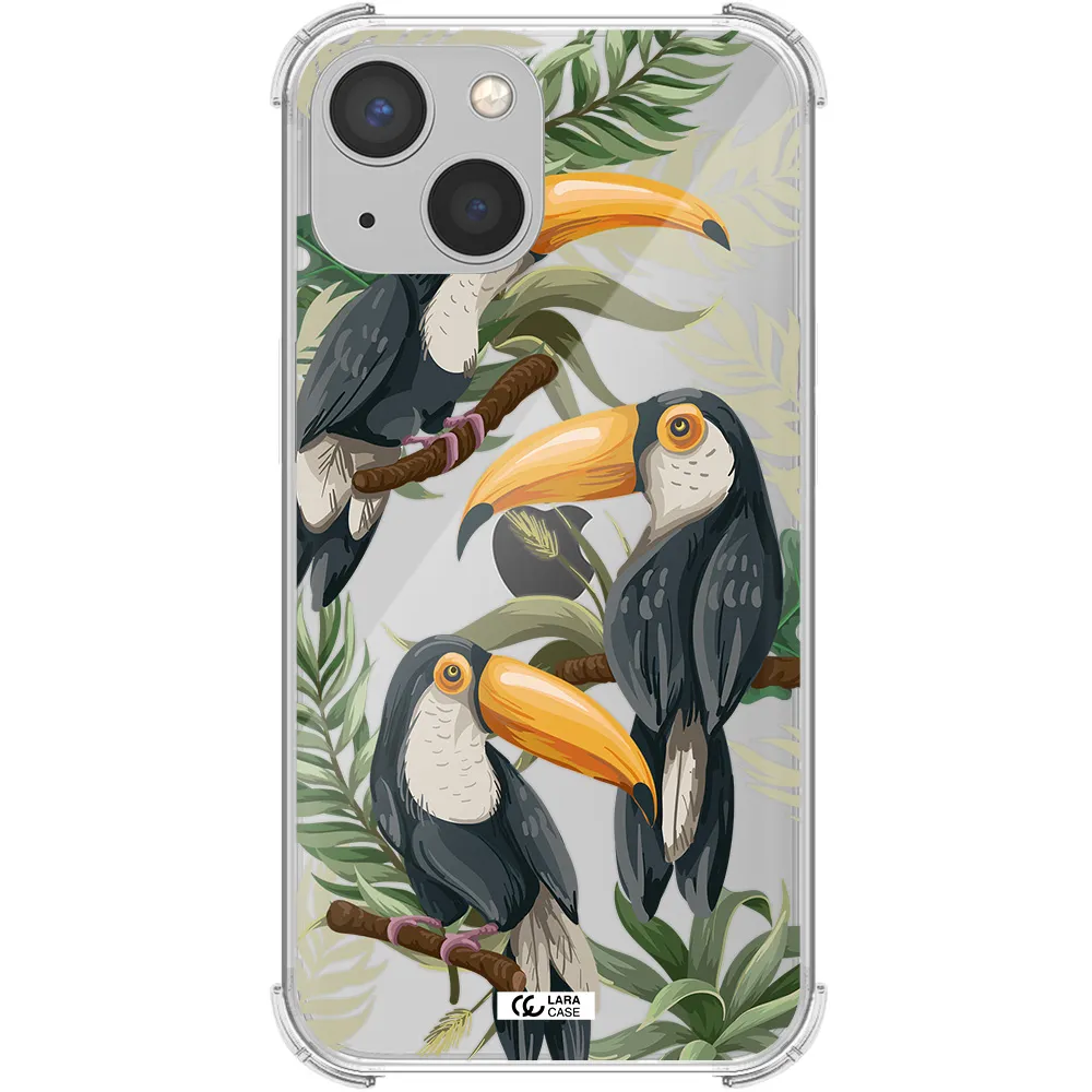 Tropical Bird Apple iPhone 13 mini Clear PC Case