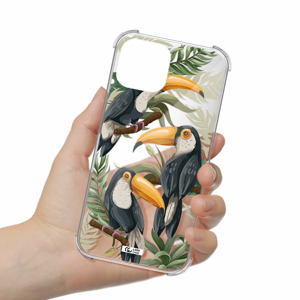 Tropical Bird Apple iPhone 13 mini Clear PC Case
