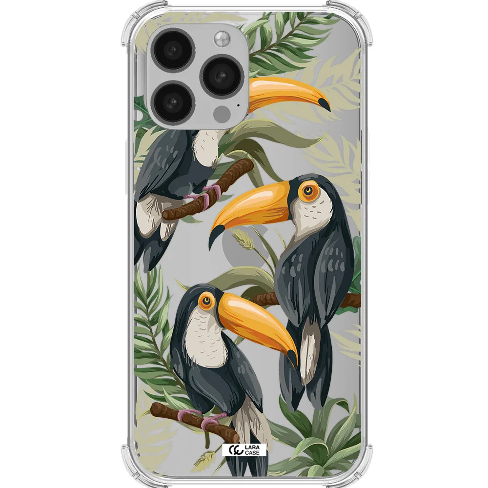 Tropical Bird Apple iPhone 13 Pro Clear PC Case