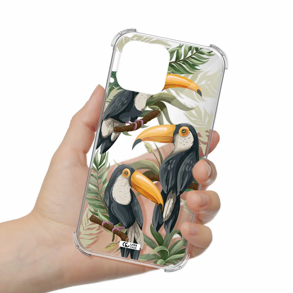 Tropical Bird Apple iPhone 13 Pro Clear PC Case