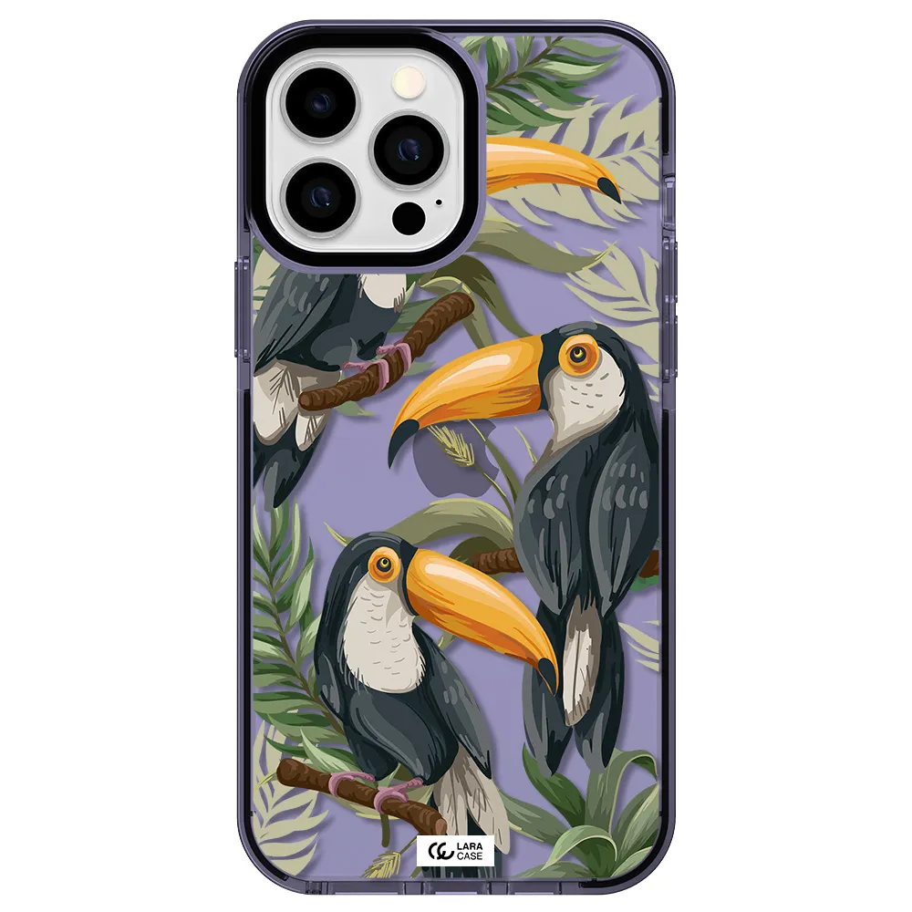 Tropical Bird Apple iPhone 13 Pro Max impact Lilac Case