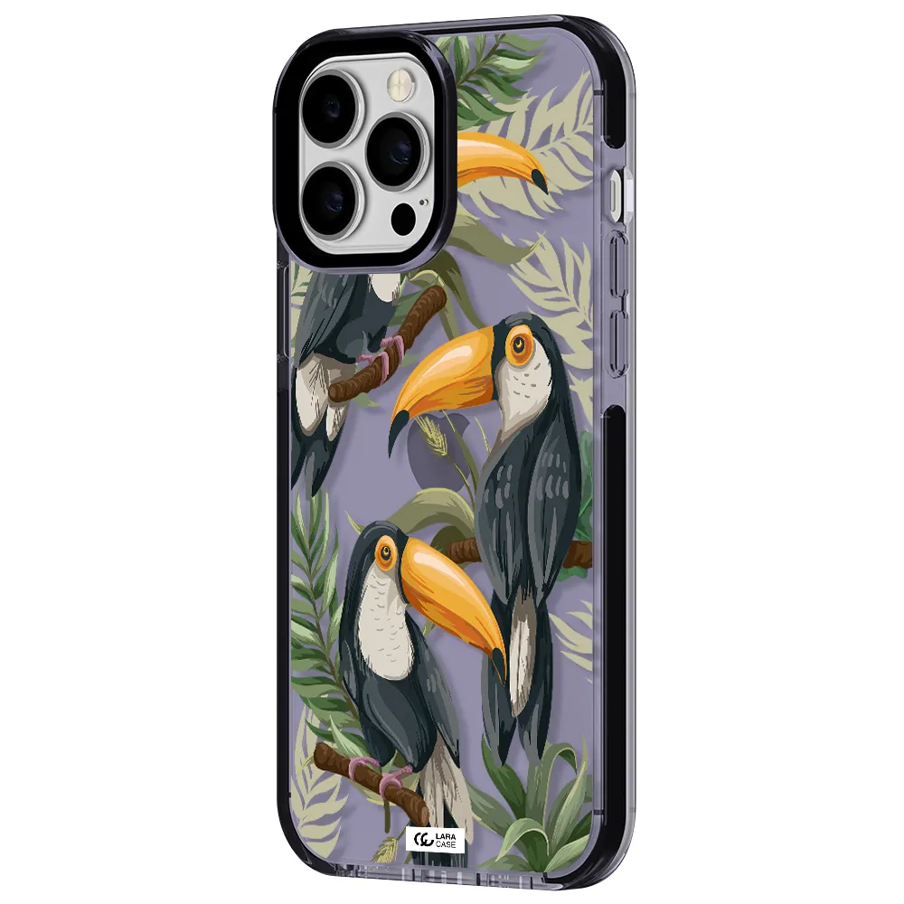 Tropical Bird Apple iPhone 13 Pro Max impact Lilac Case