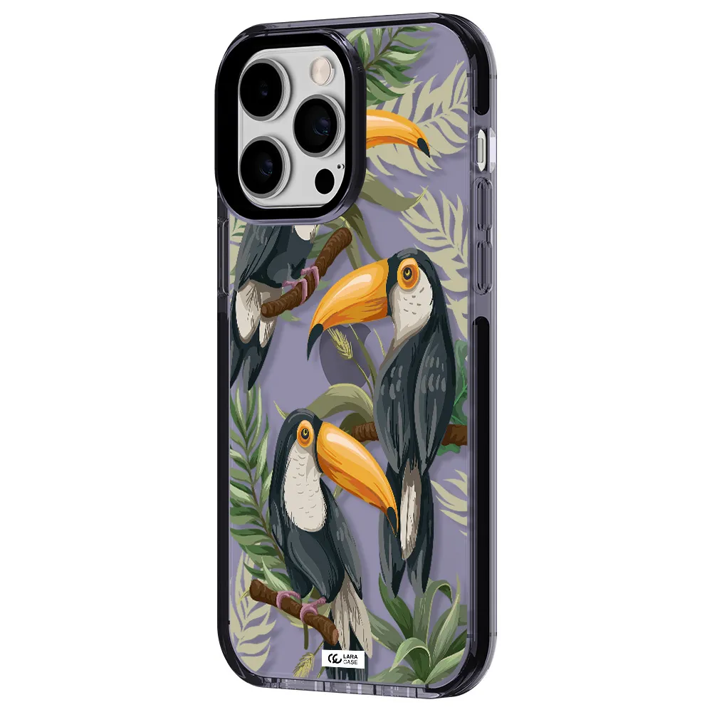 Tropical Bird Apple iPhone 15 Pro Max impact Lilac Case