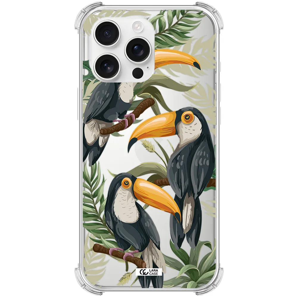 Tropical Bird Apple Iphone 16 Pro Max Clear Pc Case